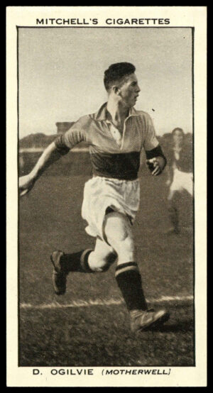 Mitchell - 'Scottish Football Snaps' (1935) - D. Ogilvie (Motherwell)