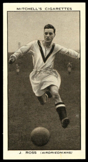 Mitchell - 'Scottish Football Snaps' (1935) - J. Ross (Airdrieonians)