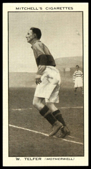 Mitchell - 'Scottish Football Snaps' (1935) - W. Telfer (Motherwell)