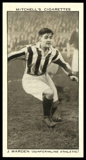 Mitchell - 'Scottish Football Snaps' (1935) - J. Warden (Dunfermline Athletic)