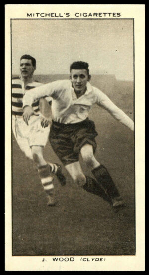 Mitchell - 'Scottish Football Snaps' (1935) - J. Wood (Clyde)