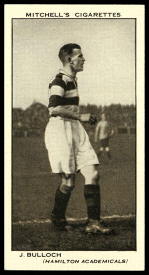 Mitchell - 'Scottish Football Snaps' (1935) - J. Bulloch (Hamilton Academicals)