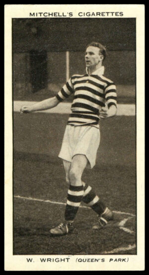 Mitchell - 'Scottish Football Snaps' (1935) - W. Wright (Queens Park)