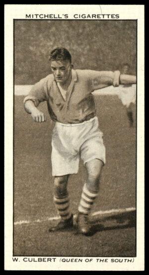 Mitchell - 'Scottish Football Snaps' (1935) - W. Culbert (Queen Of The South)