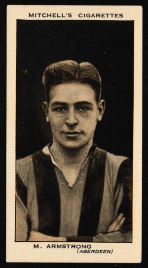 Mitchell (Stephen) - 'Scottish Footballers' (1934) - M. Armstrong (Aberdeen) Mitchell (Stephen) - 'Scottish Footballers' (1934) - M. Armstrong (Aberdeen)