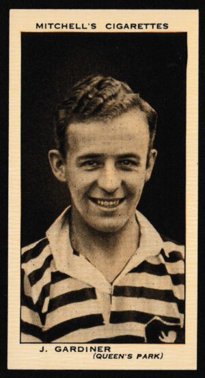 Mitchell (Stephen) - 'Scottish Footballers' (1934) - J. Gardiner (Queen's Park) Mitchell (Stephen) - 'Scottish Footballers' (1934) - J. Gardiner (Queen's Park)