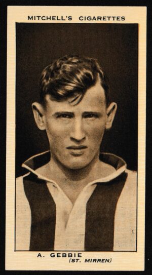 Mitchell (Stephen) - 'Scottish Footballers' (1934) - A. Gebbie (St. Mirren)