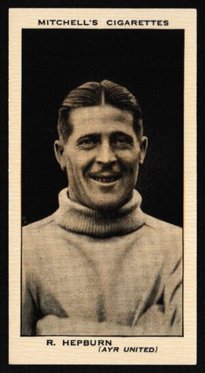 Mitchell (Stephen) - 'Scottish Footballers' (1934) - R. Hepburn (Ayr United)