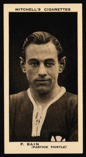 Mitchell (Stephen) - 'Scottish Footballers' (1934) - P. Bain (Partick Thistle)