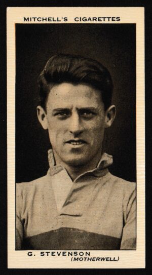 Mitchell (Stephen) - 'Scottish Footballers' (1934) - G. Stevenson (Motherwell)