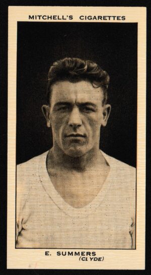 Mitchell (Stephen) - 'Scottish Footballers' (1934) - E. Summers (Clyde)