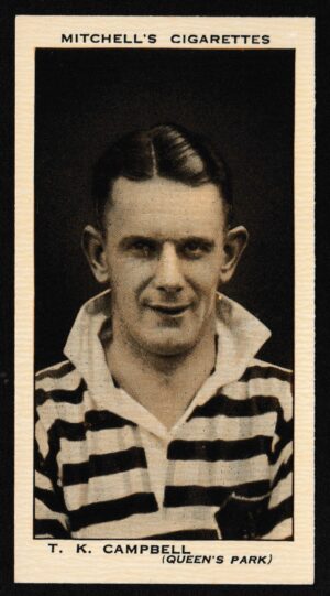 Mitchell (Stephen) - 'Scottish Footballers' (1934) - T.K. Campbell (Queen's Park) Mitchell (Stephen) - 'Scottish Footballers' (1934) - T.K. Campbell (Queen's Park)