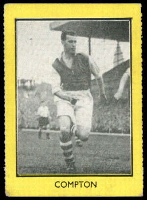 M.M. Frame - 'Leslie Compton (Arsenal)' - Sport Aces (1951)
