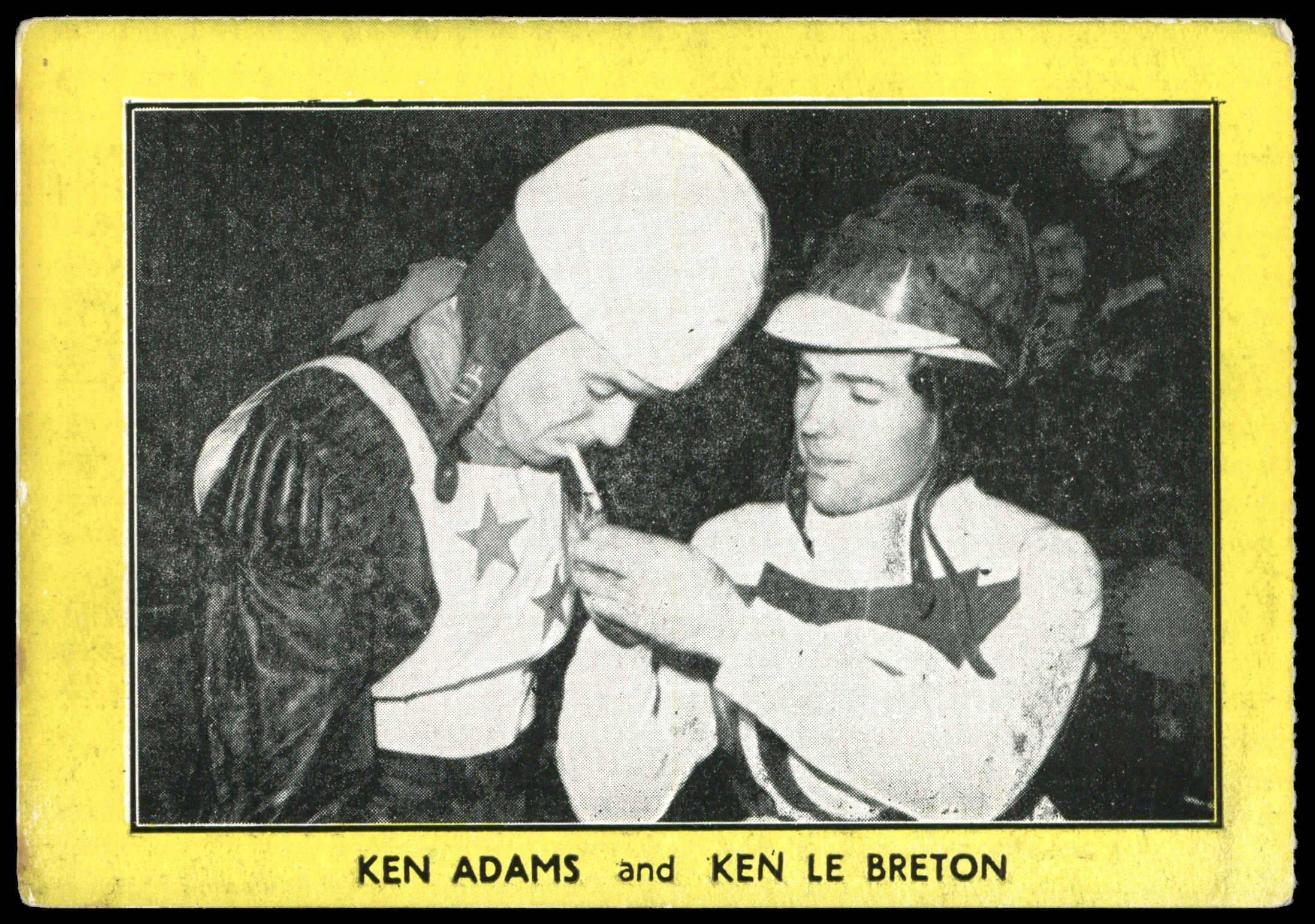 M.M. Frame - 'Ken Adams v Ken le Breton (Speedway' - Sport Aces (1951) M.M. Frame - 'Ken Adams v Ken le Breton (Speedway' - Sport Aces (1951)