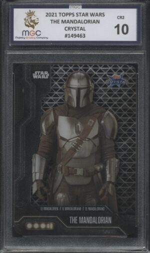 2021 Topps Star Wars Crystal -  The Mandalorian CR2 Graded MGC-10