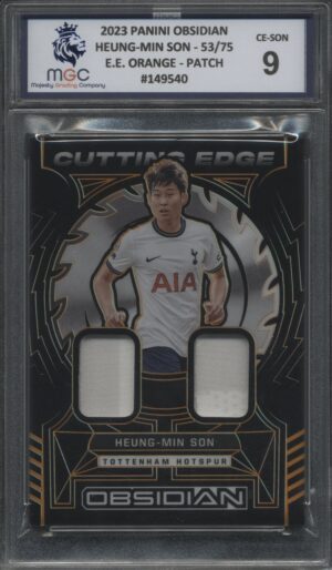 2023 Panini Obsidian Patch - Cutting Edge Heung-Min Son 53/75 Graded MGC-9