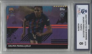 2023 Topps FCB CL Winners Purple -  Salma Paralluelo RC 22/25