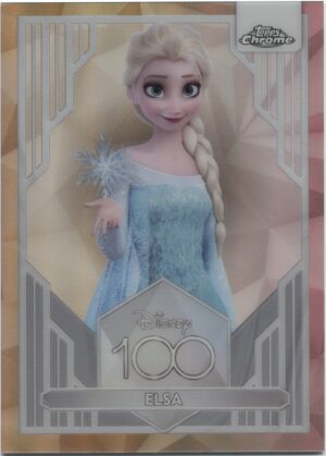 2023 Topps Disney 100 Chrome - Refractor Elsa (Frozen)