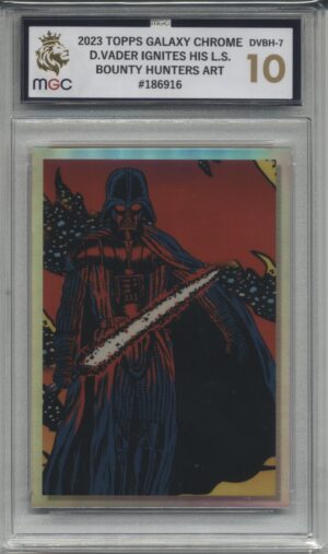 2023 Topps Star Wars Chrome Art Card Darth Vader DVBH-7 Graded MGC-10