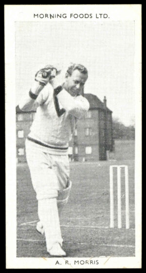 Morning Foods - 'Test Cricketers' #6 - A.R. Morris (New South Wales) (1953) Morning Foods - 'Test Cricketers' #6 - A.R. Morris (New South Wales) (1953)