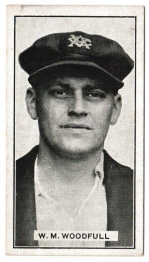 Morris  (B) - 'Australian Cricketers' (1925) - Card #10 - W.M. Woodfull (Victoria)