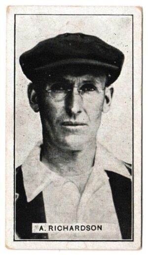 Morris  (B) - 'Australian Cricketers' (1925) - Card #12 - A. Richardson (South Australia)