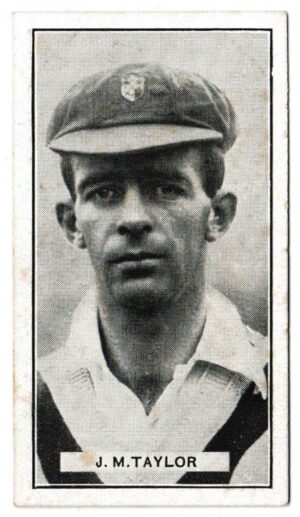 Morris  (B) - 'Australian Cricketers' (1925) - Card #13 - J.M. Taylor (New South Wales)