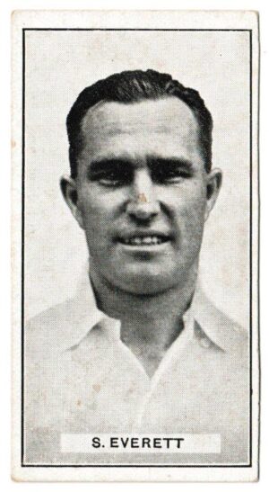 Morris  (B) - 'Australian Cricketers' (1925) - Card #15 - S. Everett (New South Wales)