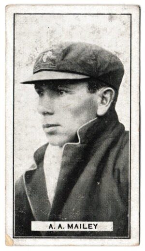 Morris  (B) - 'Australian Cricketers' (1925) - Card #9 - A.A. Mailey (New South Wales)