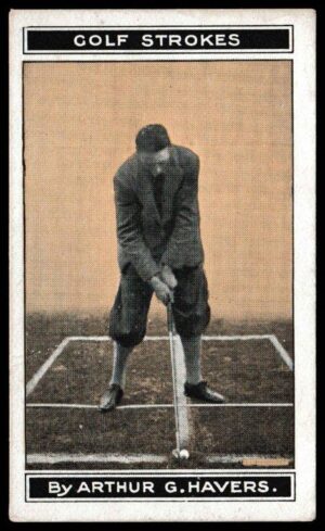 Morris - 'Golf Strokes Series' (1923) - Stance for Iron Shot Morris - 'Golf Strokes Series' (1923) - Stance for Iron Shot