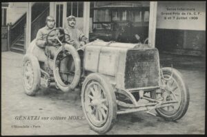 Real Photo - 'Grand Prix de l'A.C.F - Genatzi in a Mors' (1908) - Unused Postcard