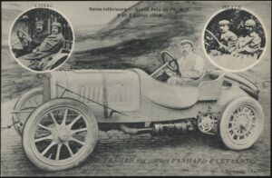 L'Hirondelle - 'Grand Prix de l'A.C.F - Farman in a Panhard & Levassor' (1908) - Unused Postcard