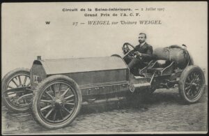 L'Hirondelle - 'Grand Prix de l'A.C.F - Weigel in a Weigel' (1907) - Unused Postcard