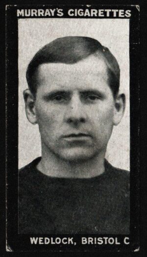 Murray - 'Cricketers & Footballers (Series H)' (c1912) - Card #25 - Billy Wedlock (Bristol City)