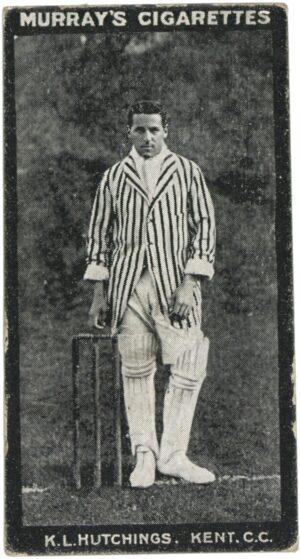 Murray - 'Cricketers & Footballers (Series H)' (c1912) - K.L. Hutchings (Kent)