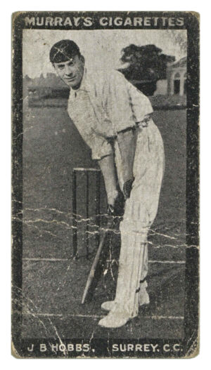 Murray - 'Cricketers & Footballers (Series H)' (c1912) - J.B. Hobbs (Surrey) Murray - 'Cricketers & Footballers (Series H)' (c1912) - J.B. Hobbs (Surrey)