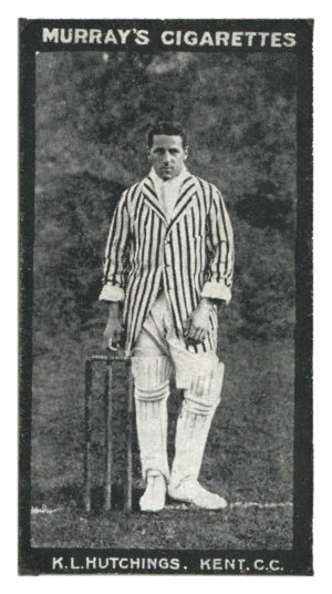 Murray - 'Cricketers & Footballers (Series H)' (c1912) - K.L. Hutchings (Kent)