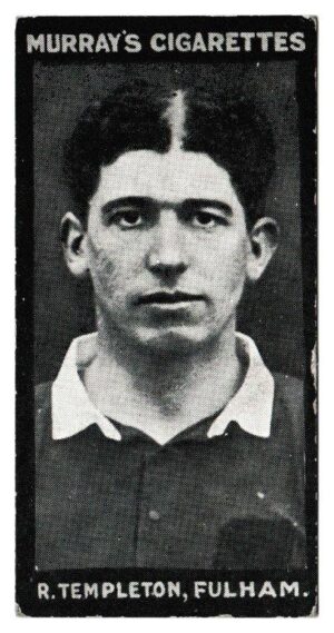 Murray - 'Footballers - Series J.' - Card #85 - R. Templeton (Fulham)