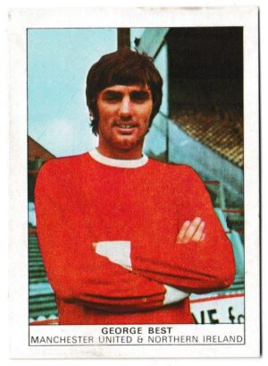 Nabisco - 'Footballers' (1970) - Card #1 - George Best (Manchester United)