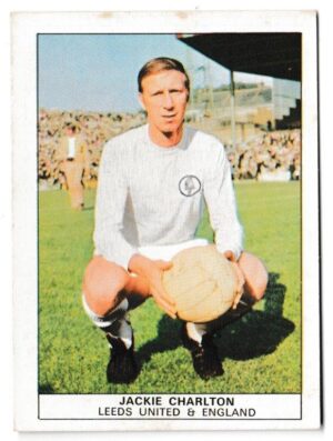 Nabisco - 'Footballers' (1970) - Card #14 - Jackie Charlton (Leeds United)
