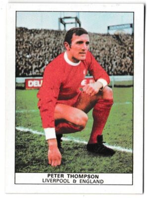 Nabisco - 'Footballers' (1970) - Card #17 - Peter Thompson (Liverpool)