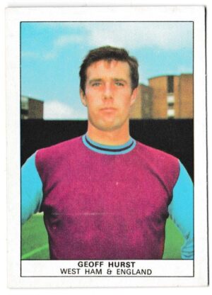 Nabisco - 'Footballers' (1970) - Card #18 - Geoff Hurst (West Ham United)