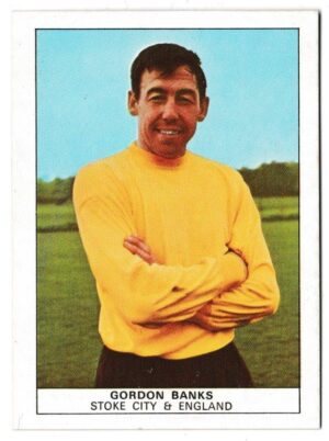 Nabisco - 'Footballers' (1970) - Card #4 - Gordon Banks (Stoke City)