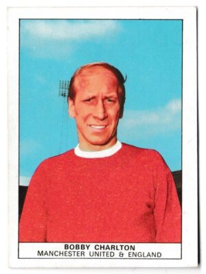 Nabisco - 'Footballers' (1970) - Card #7 - Bobby Charlton (Manchester United)