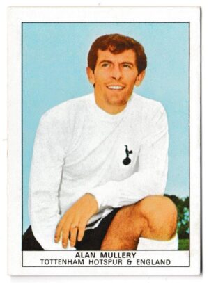 Nabisco - 'Footballers' (1970) - Card #8 - Alan Mullery (Tottenham Hotspur)