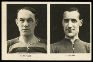 Nelson Lee - 'Footballers' (1922) - Shaw (Arsenal) & McNair (Celtic) Nelson Lee - 'Footballers' (1922) - Shaw (Arsenal) & McNair (Celtic)