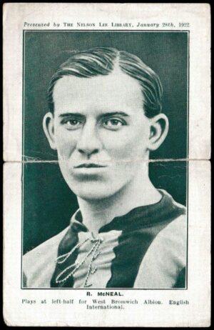 Nelson Lee - 'Footballers' (1922) - R. McNeal (West Brom)