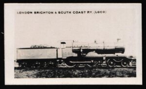 Nelson Lee - 'Modern British Locomotives' (1922) - Card #3 - LB&SCR Engine No. 55 Nelson Lee - 'Modern British Locomotives' (1922) - Card #3 - LB&SCR Engine No. 55