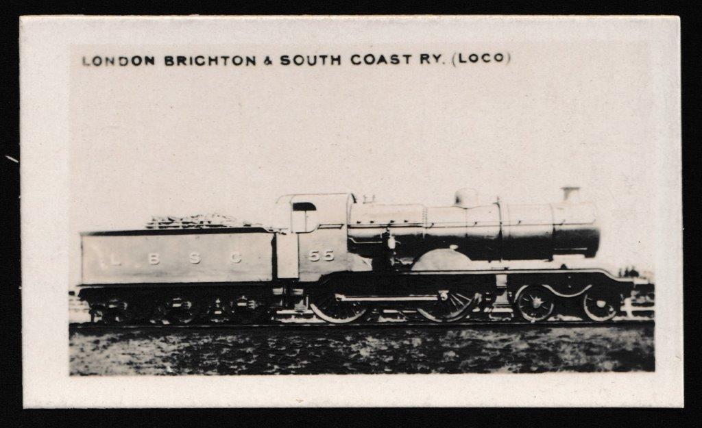 Nelson Lee - 'Modern British Locomotives' (1922) - Card #3 - LB&SCR Engine No. 55 Nelson Lee - 'Modern British Locomotives' (1922) - Card #3 - LB&SCR Engine No. 55