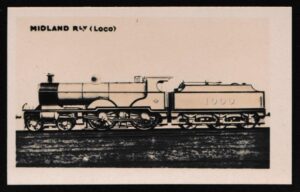 Nelson Lee - 'Modern British Locomotives' (1922) - Card #6 - Midland Railway No. 1000 Nelson Lee - 'Modern British Locomotives' (1922) - Card #6 - Midland Railway No. 1000